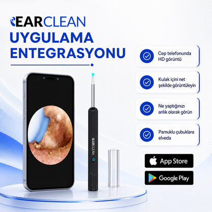 EarClean - Doktor Onaylı 1080P Kulak Temizlik Kamerası